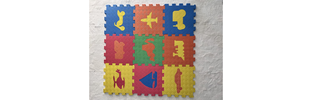  puzzle mat taşıtlar 33x33 13 mm 
